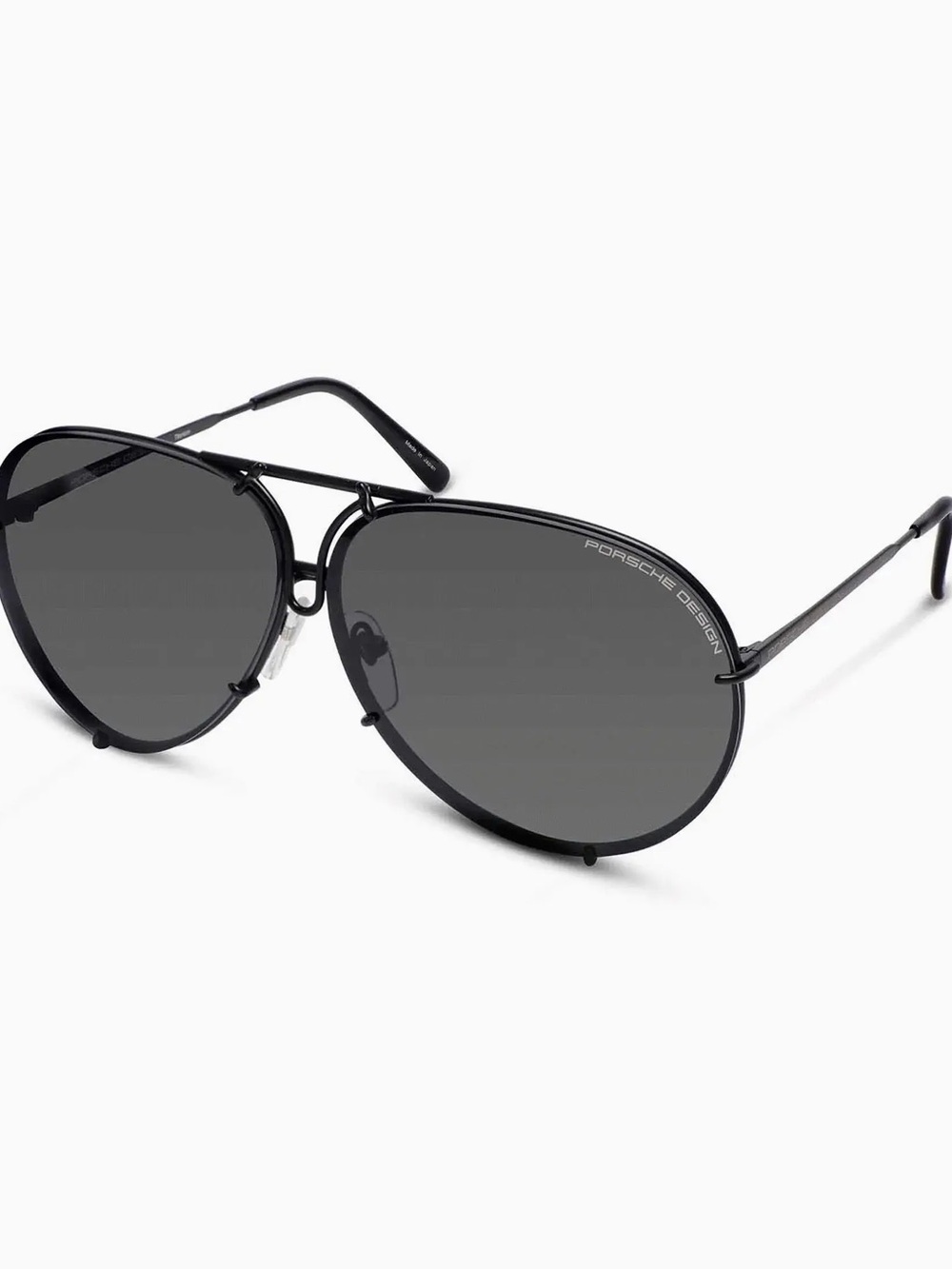 Porsche Aviator Sunglasses 8478 69MM w/ 4 interchangeable lenses